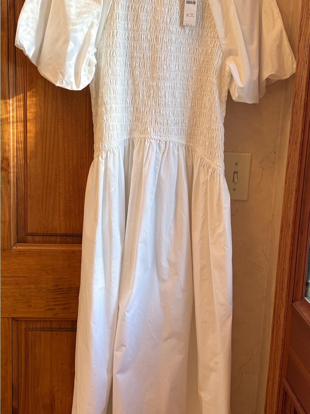 J Crew NWT $168 Cotton Poplin Meadow Dress Small White - Picture 2 of 5